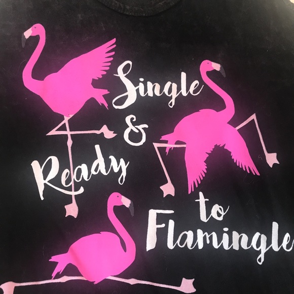NWT Single & Ready To Flamingle Tank Top - Picture 5 of 6